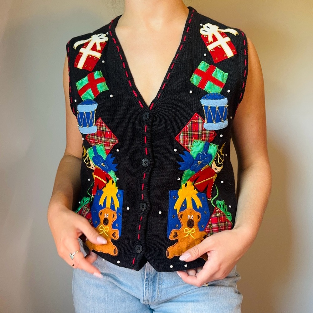 Vintage Christmas vest